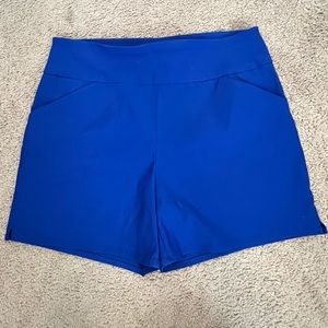 Royal blue dress shorts